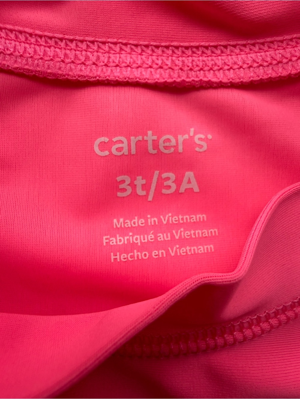 Carter's Pink Mermaid Rash Guard Swim Set - Picture 3 of 5